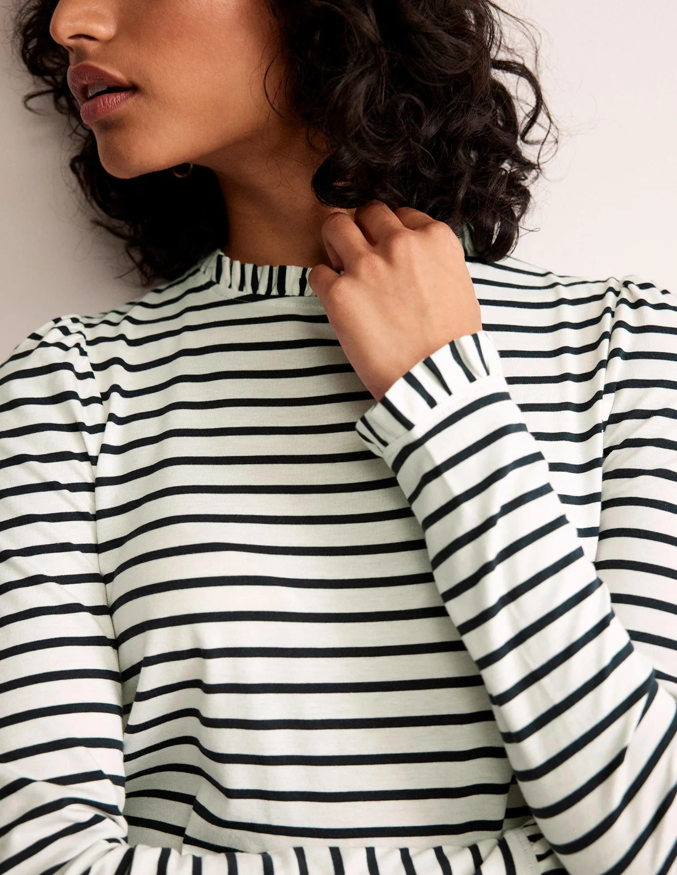 Ivory / Navy Stripe | Boden (US)