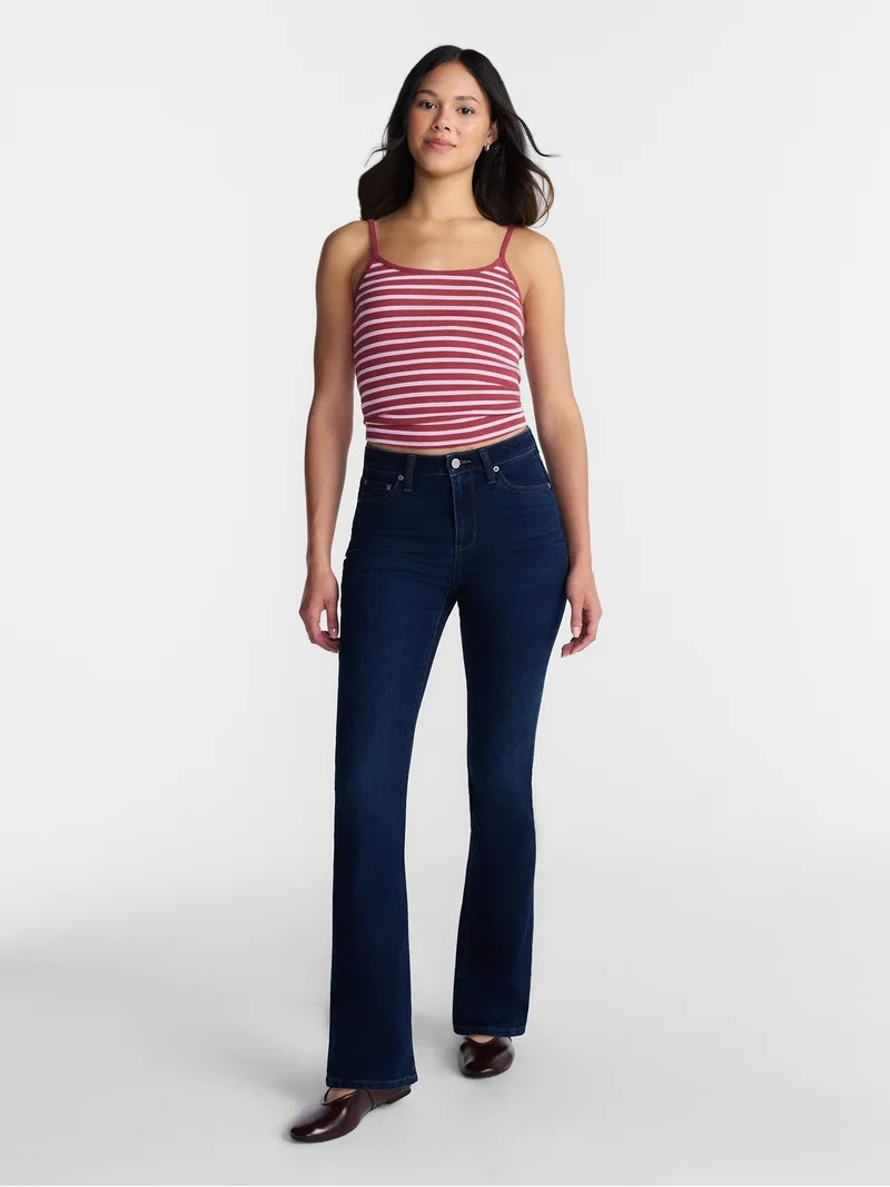 No Boundaries Scoop Neck Cami Top, Women's XXS-XXL | Walmart (US)