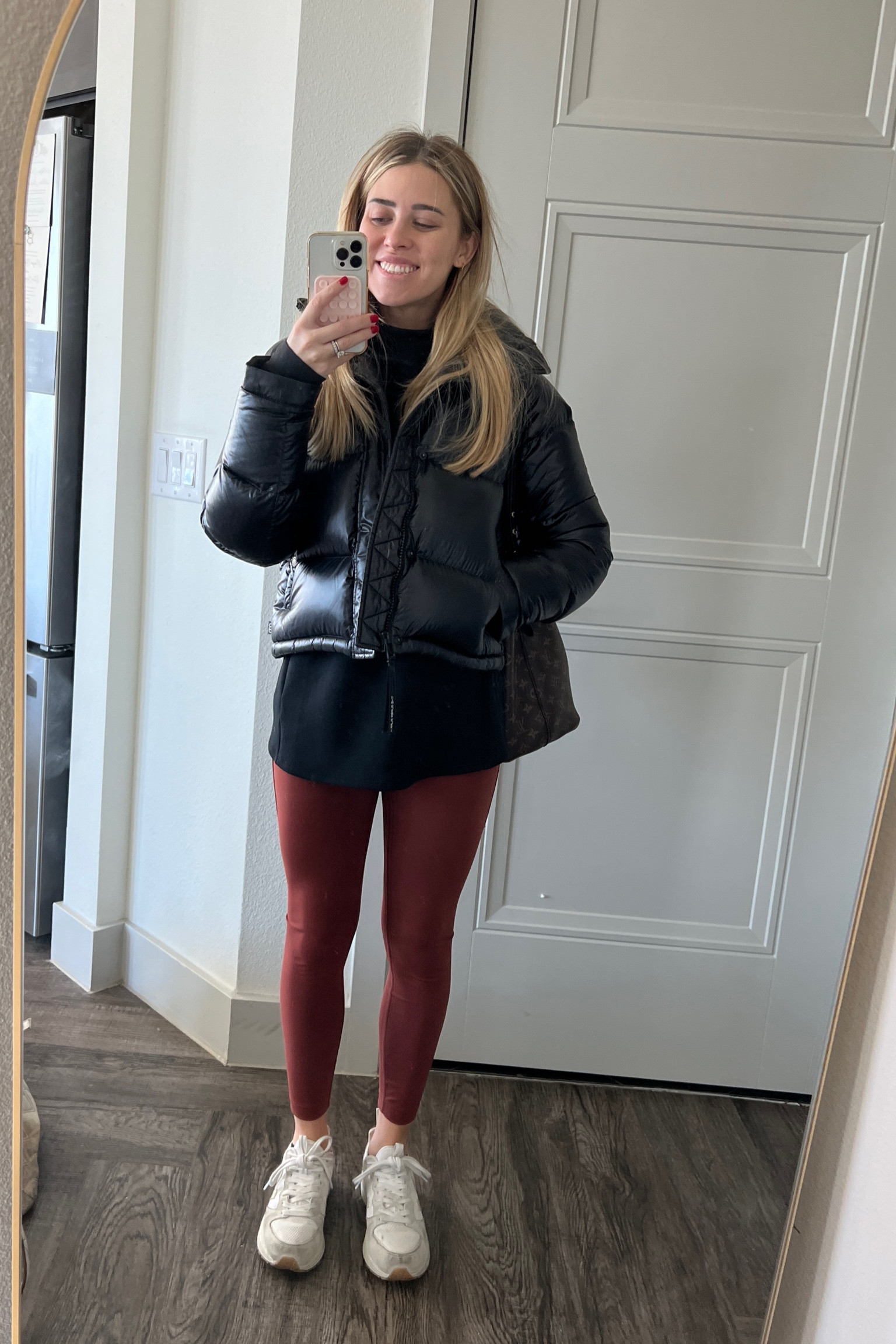 no makeup errands fit!! #athleisure #winter