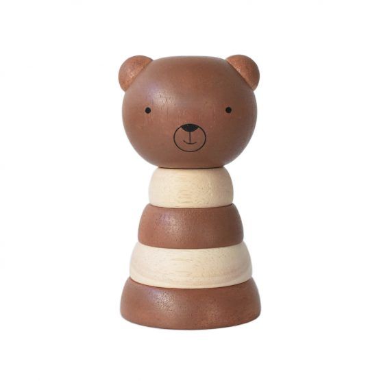 Wee Gallery Wooden Stacker – Bear | The Tot