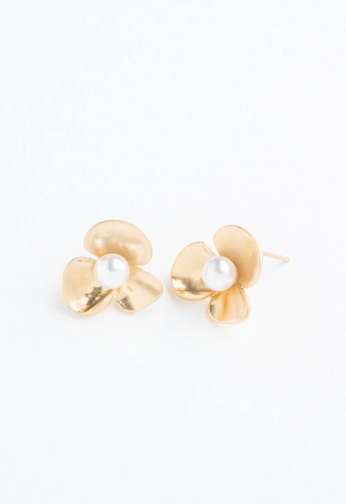 Perennial Bloom Earrings in Gold | Starfish Project