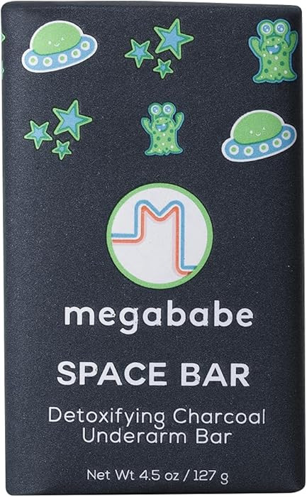Megababe Underarm Bar Soap - Space Bar | With Detoxifying Charcoal for Odor Control | 4.5 oz | Amazon (US)