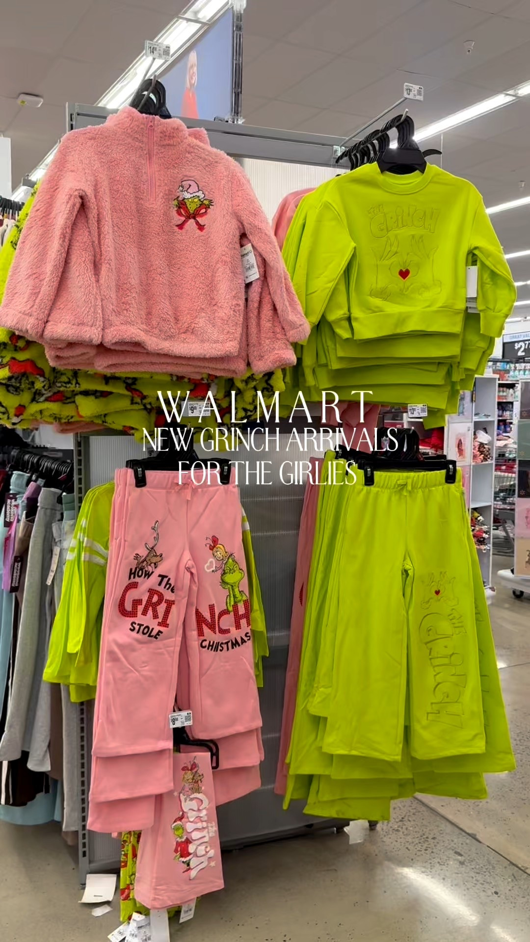 the cutest new grinch arrivals for the girlies! #walmart #walmartfinds #walmartfashion #grinch #christmas #holiday #grinchmas

#LTKHoliday #LTKKids #LTKFamily