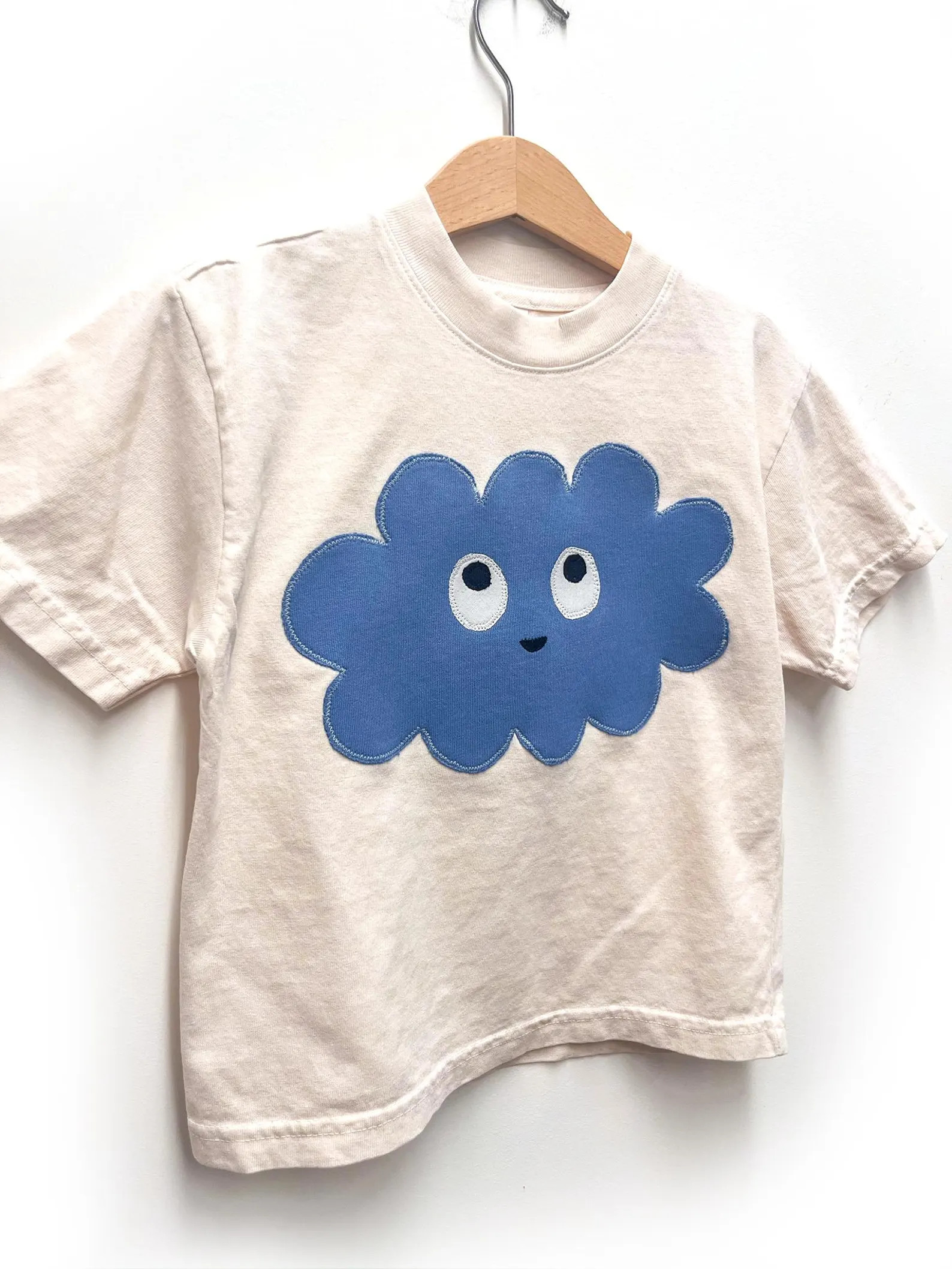 Cloud Applique Kids Tee Shirt | Etsy (Global)