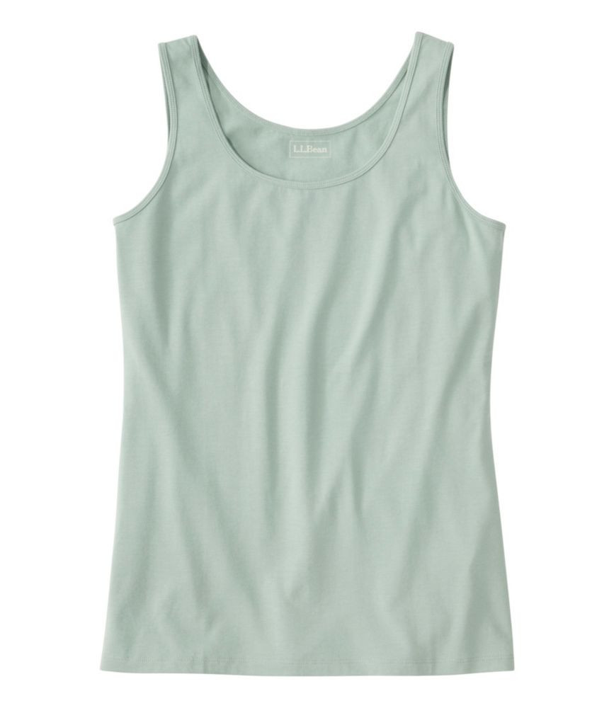 Women's Layering Tank Faded Sage Extra Large, Cotton Blend L. L.Bean | L.L. Bean