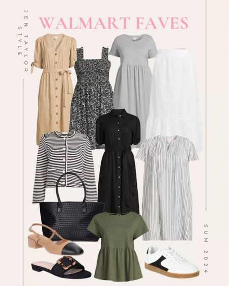 Walmart midsize and plus size favorites! These are all great wardrobe staples you can mix and match all summer and into the fall. Jen typically wears XL in Time and Tru and Free Assembly, and 0X-1X in Terra and Sky. #LTKxWalmart
7/5

#LTKStyleTip #LTKPlusSize #LTKSeasonal