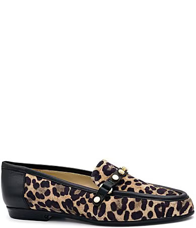 Amalfi Optima Leopard Print Bit Loafers - 9 | Dillard's