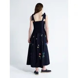 Free Assembly Women's and Women's Plus Embroidered Cotton Sleeveless Maxi Dress, Sizes XS-4X | Walmart (US)