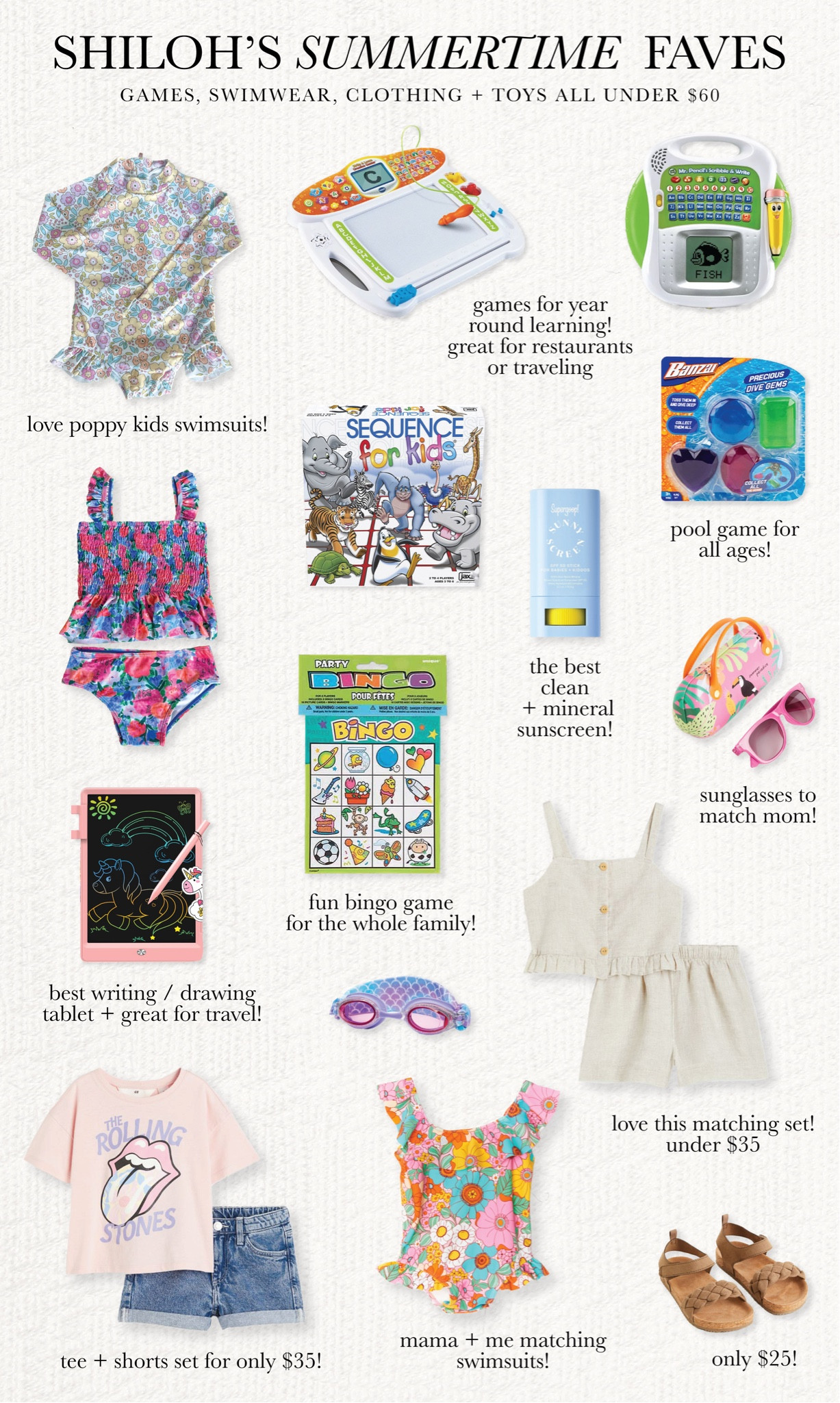 Shiloh’s summertime faves 🩷

#LTKunder100 #LTKunder50 #LTKkids