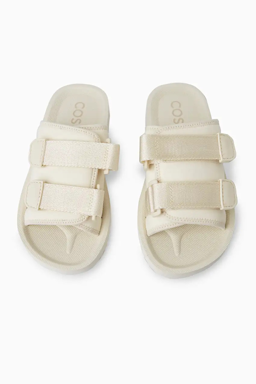 MULTI-STRAP SLIDES - CREAM - Sandals - COS | COS (US)