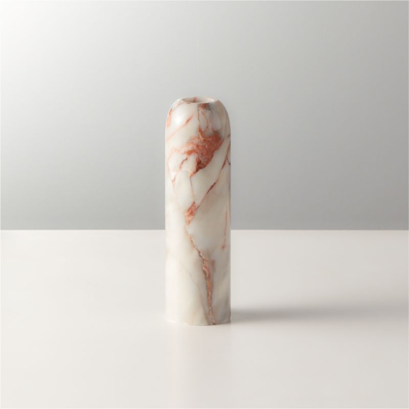 Totem Marble Taper Candle Holder + Reviews | CB2 | CB2
