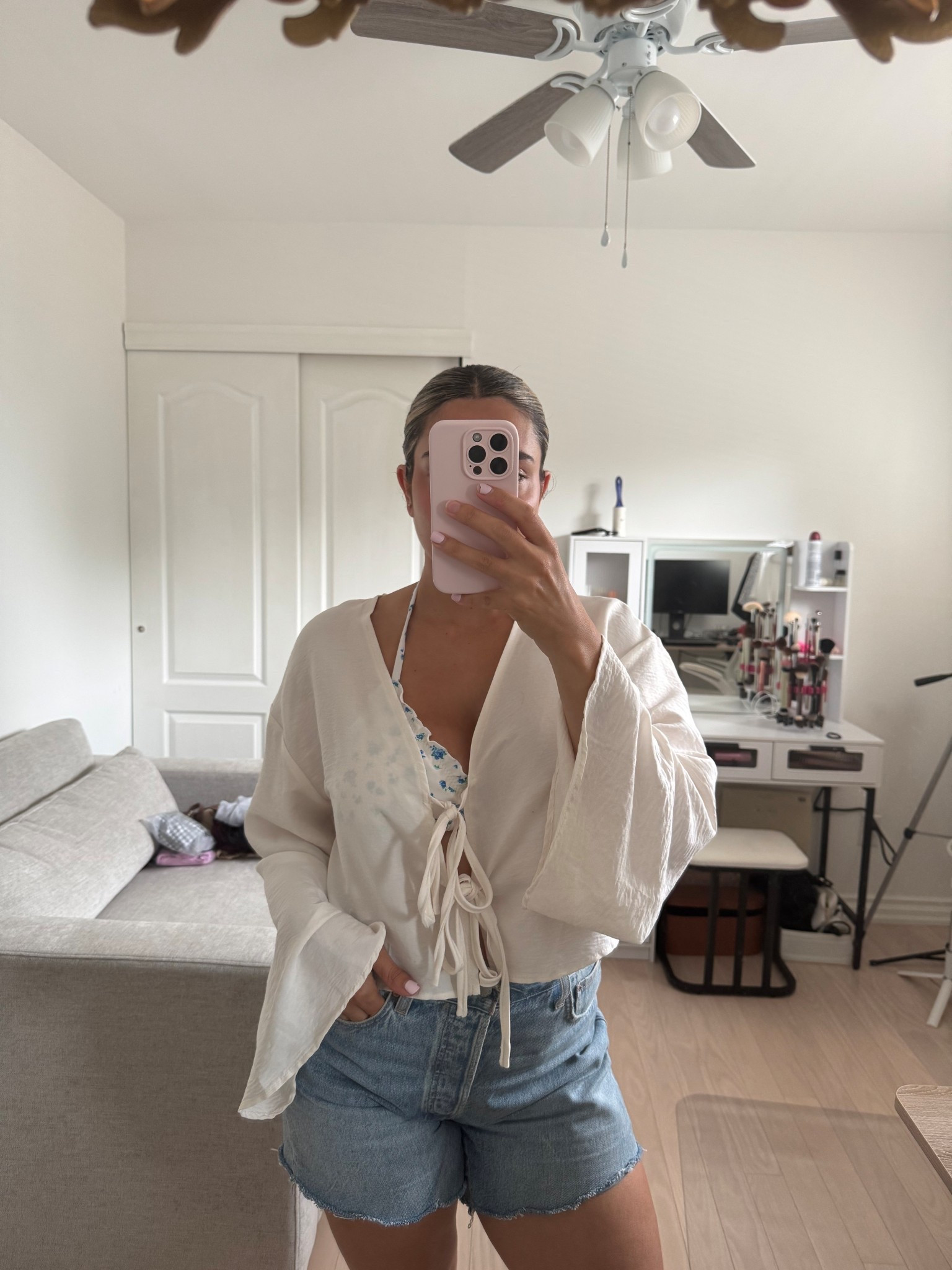 Pool day OOTD 👙✨ Bikini is old from Target!

Bikini coverup, denim forum aritzia shorts  

#LTKstyletip #LTKcanada #LTKsummer