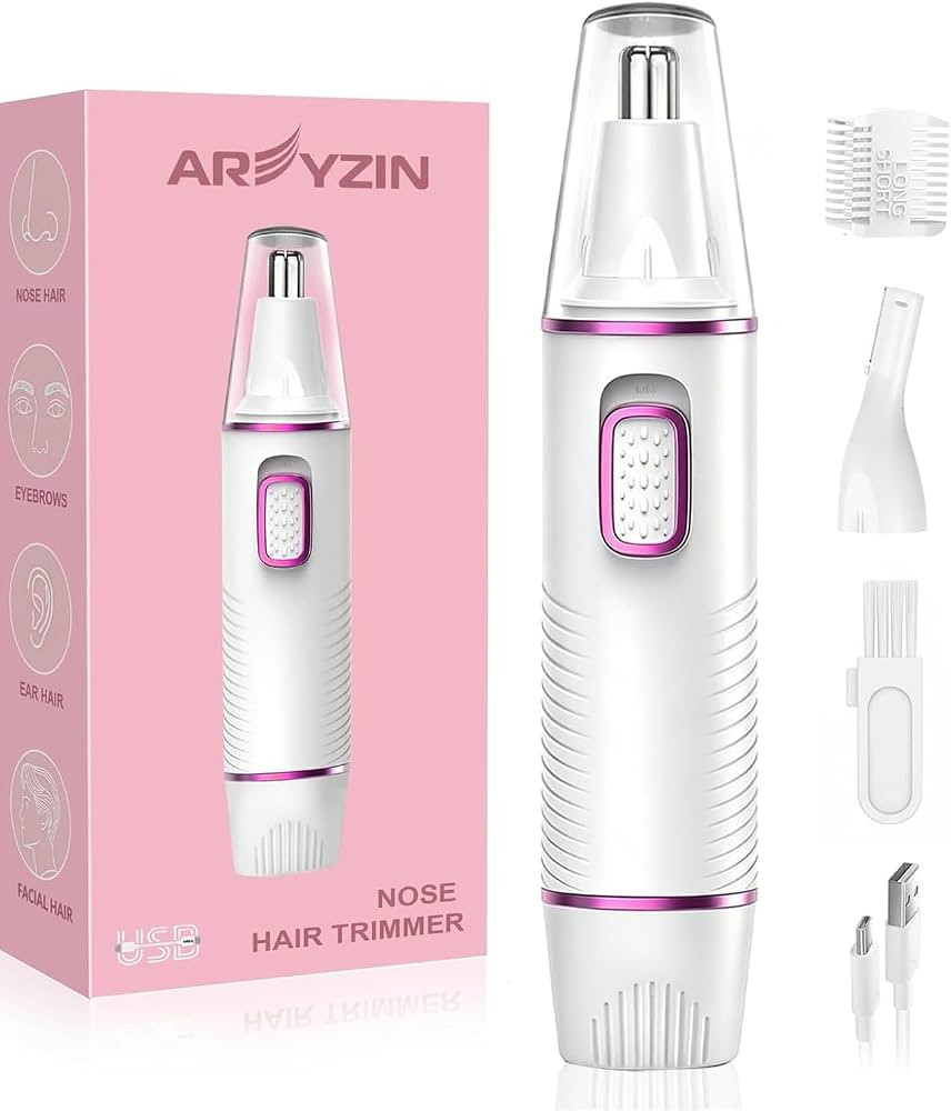 Nose Hair Trimmer for Women,USB Rechargeable Ear and Nose Trimmer,2026 Professiona 2 in 1 Painles... | Amazon (US)