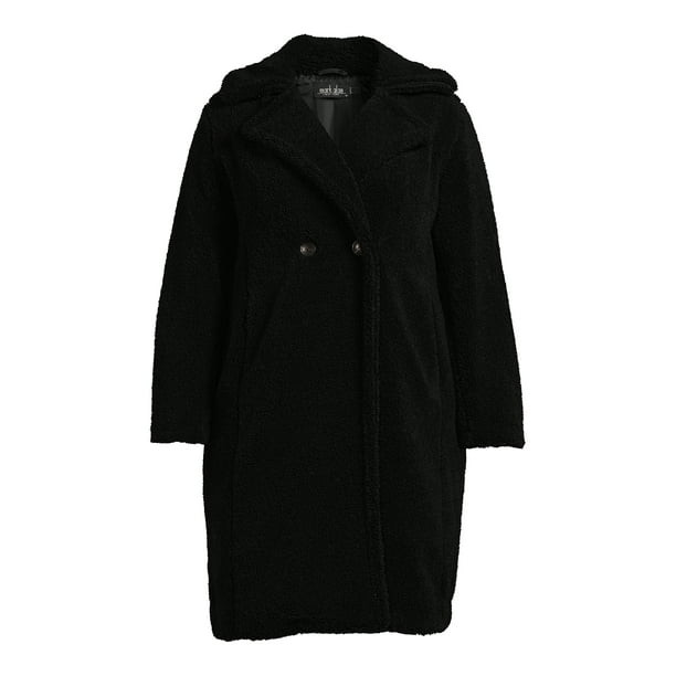 Mark Alan Women's and Women's Plus Size Oversized Teddy Coat - Walmart.com | Walmart (US)