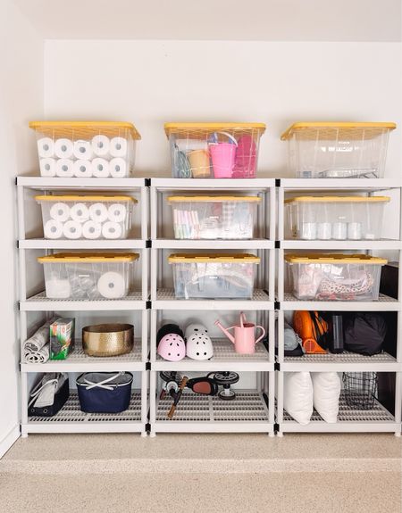 Love how this project turned out 🤩🙌🏼

Home organization cleaning spring summer projects Home Depot HDX totes shelves labels label maker labeling organize organizing 

#LTKHome #LTKFindsUnder100 #LTKSeasonal