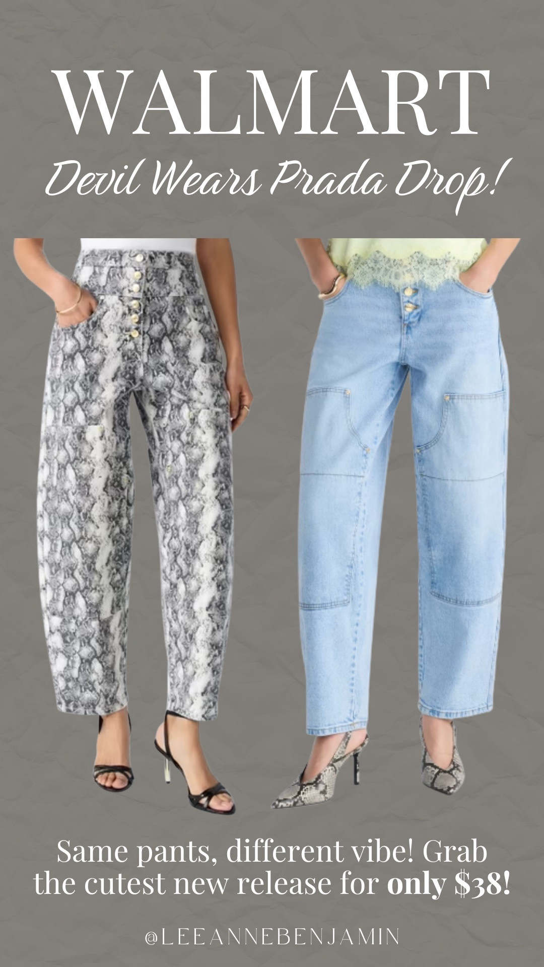 The coolest barrel jeans from the devil wears Prada collection! 

#LTKootd #LTKdayinmylife #LTKOver40