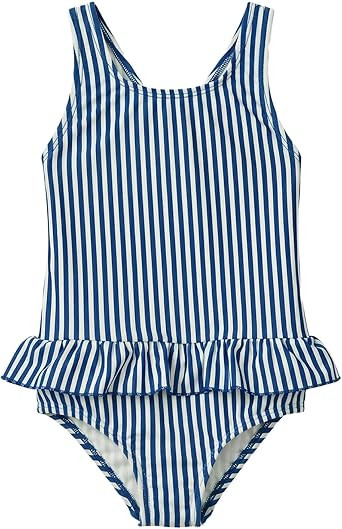 Toddler Girls One Piece Swimsuits Crossback Backless Bathing Suit Whale Dolphin Shark Swimwear wi... | Amazon (US)