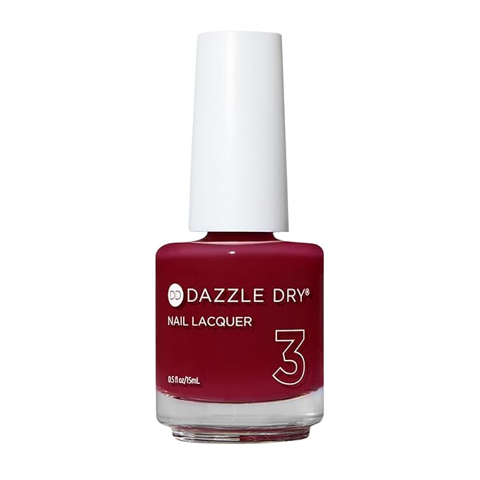 Dazzle Dry Nail Lacquer (Step 3) - Ring Toss - A sheer cherry. Jelly. Sheer. (0.5 fl oz) | Amazon (US)