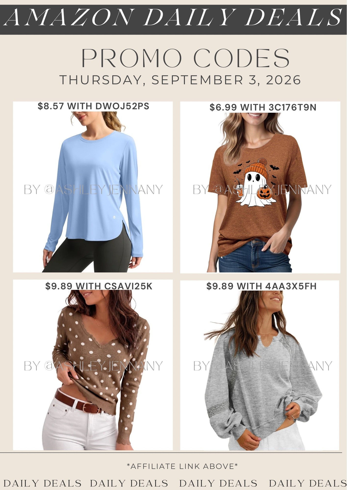 Amazon deals

#LTKMidsize #LTKSaleAlert #LTKSeasonal
