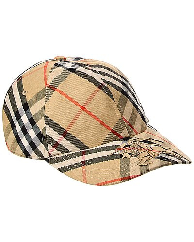 Check Baseball Cap | Gilt & Gilt City