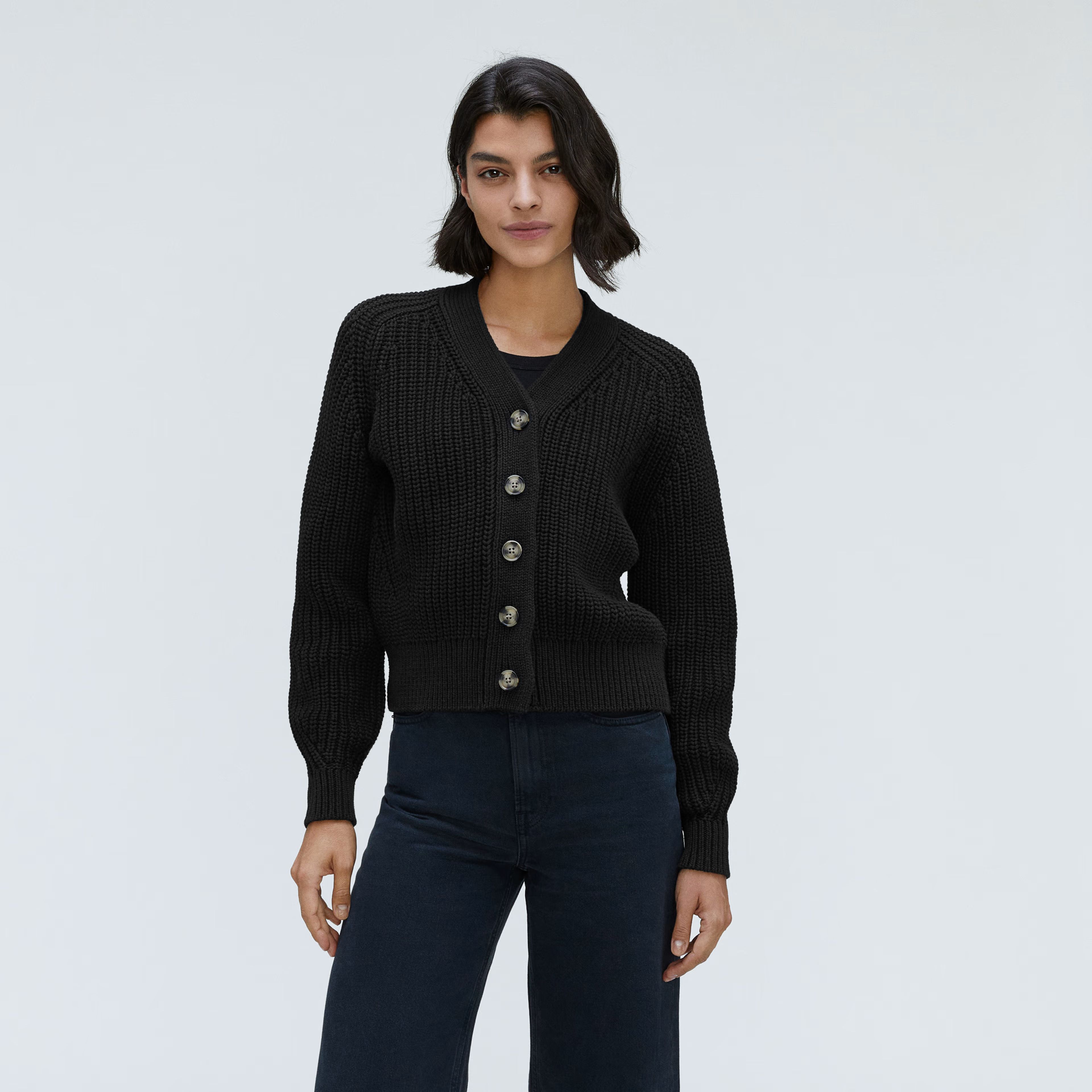 The Texture Cotton Cardigan | Everlane