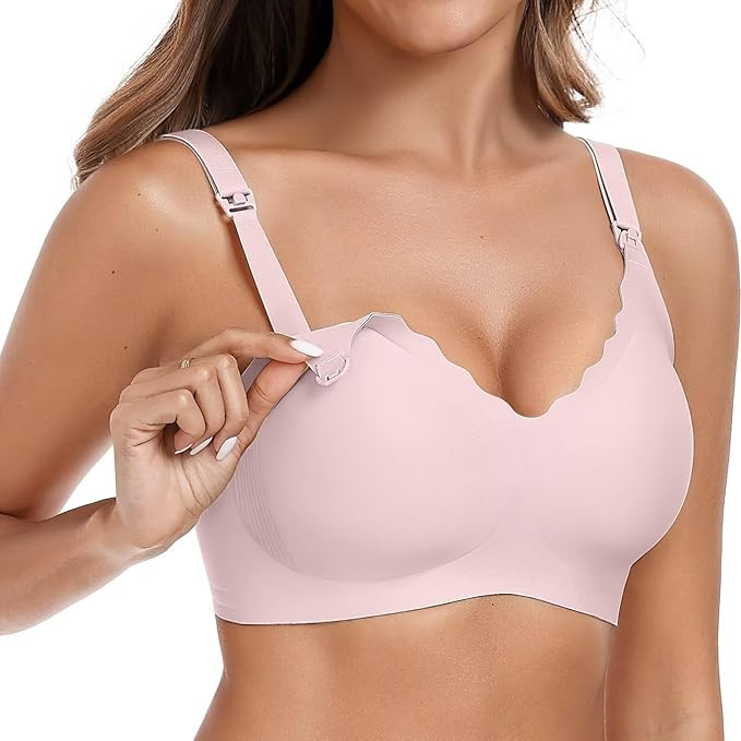 Vertvie Nursing Bras for Breastfeeding Seamless Comfort Maternity Bra Wireless Support Pregnancy ... | Amazon (US)