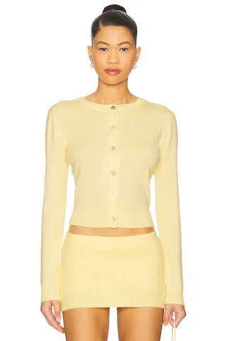 Frankies Bikinis Sundae Knit Cardigan in Honeycomb from Revolve.com | Revolve Clothing (Global)