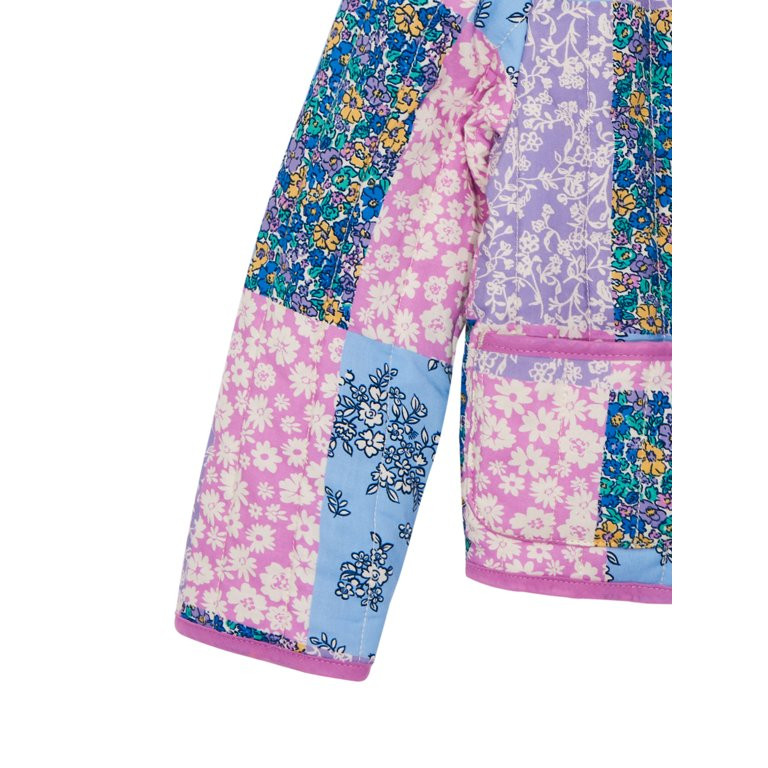 Wonder Nation Toddler Girl Quilted Jacket, Sizes 2T-5T | Walmart (US)