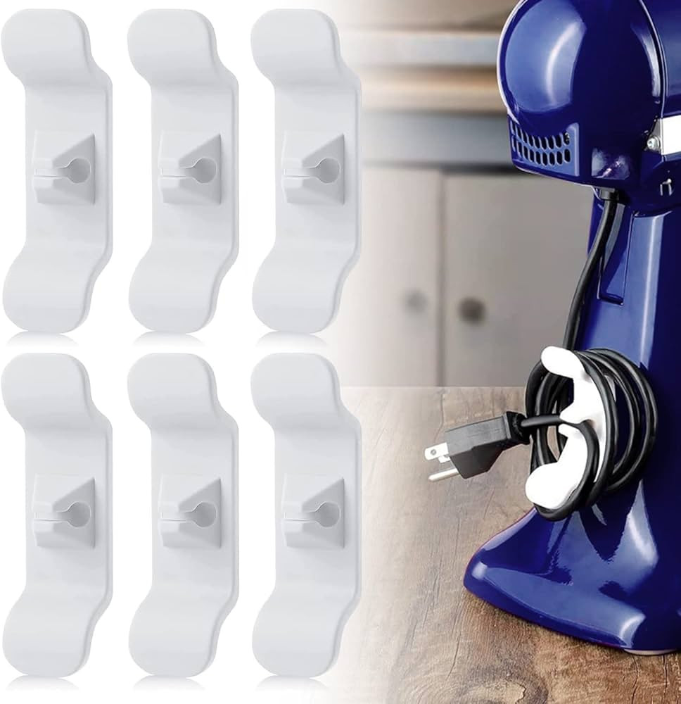 Cord Organizer for Appliance - Kitchen Appliance Cord Organizer Stick On, Cord Holder Wrapper for... | Amazon (US)