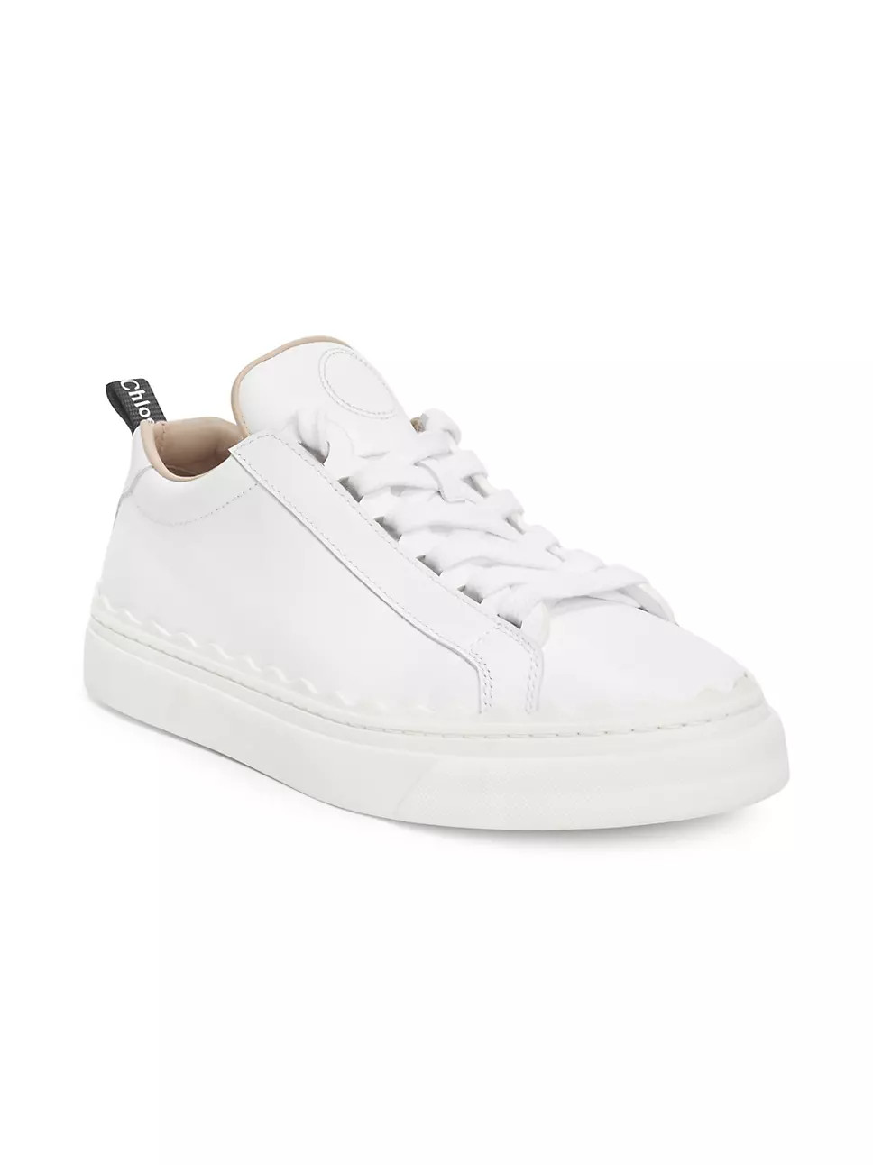 Chloé Lauren Low-Top Leather Sneakers | Saks Fifth Avenue (UK)
