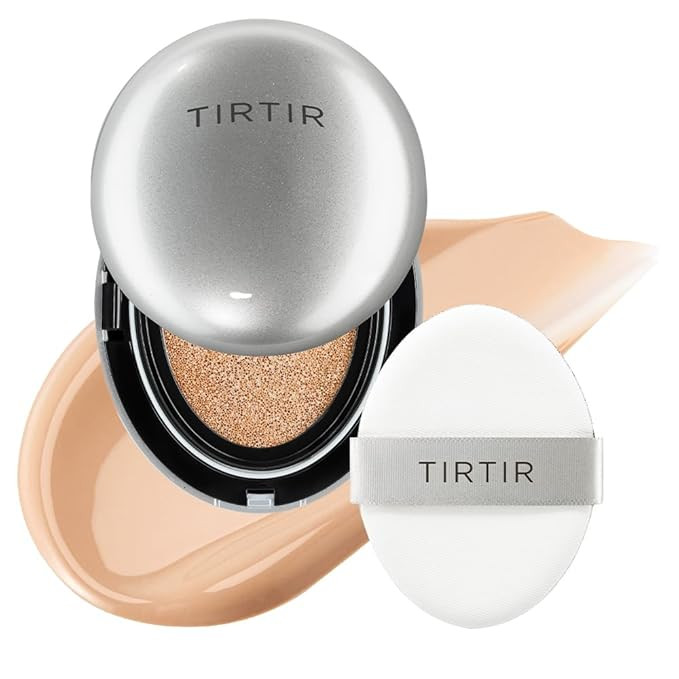 TIRTIR Mask Fit Aura Silver Cushion Foundation | Semi-glow Finish, Natural Coverage, Moisturizing... | Amazon (US)