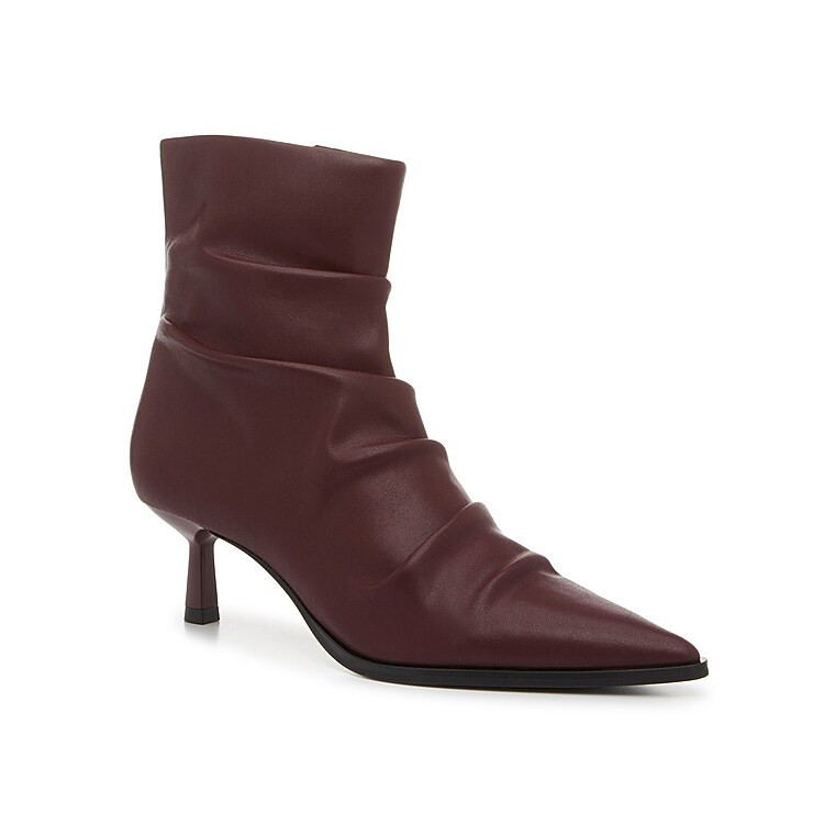 Steve Madden Maxxine Bootie | Women's | Burgundy | Size 9.5 | Boots | Kitten | Slouch | DSW