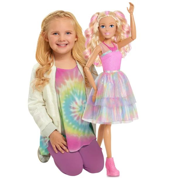 Barbie 28-inch Tie Dye Style Best Fashion Friend, Blonde Hair, Kids Toys for Ages 3 up - Walmart.... | Walmart (US)