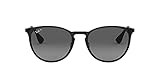 Ray-Ban RB3539 Erika Metal Round Sunglasses, Shiny Black/Polarized Grey Gradient, 54 mm | Amazon (US)