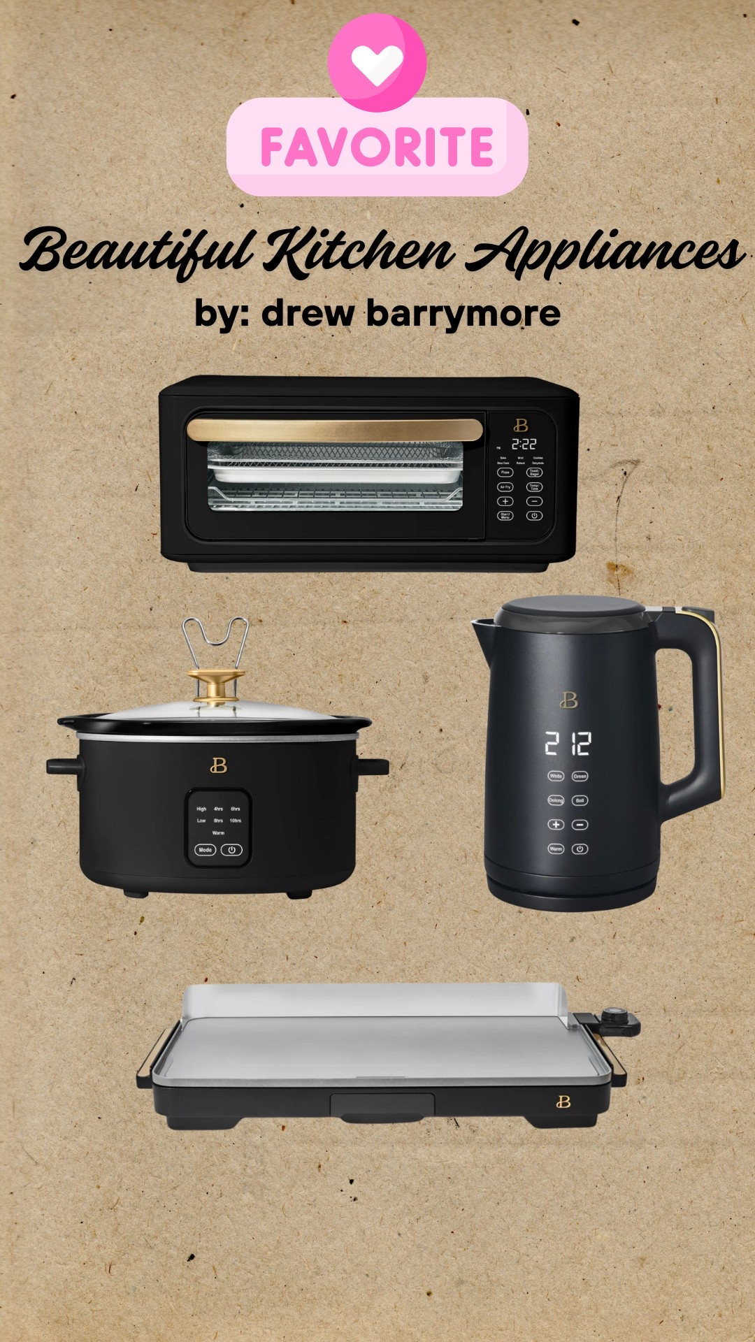 Loving this line of kitchen appliances …they literally are “Beautiful”. These are the 4 I have and I want more! 

#LTKHome