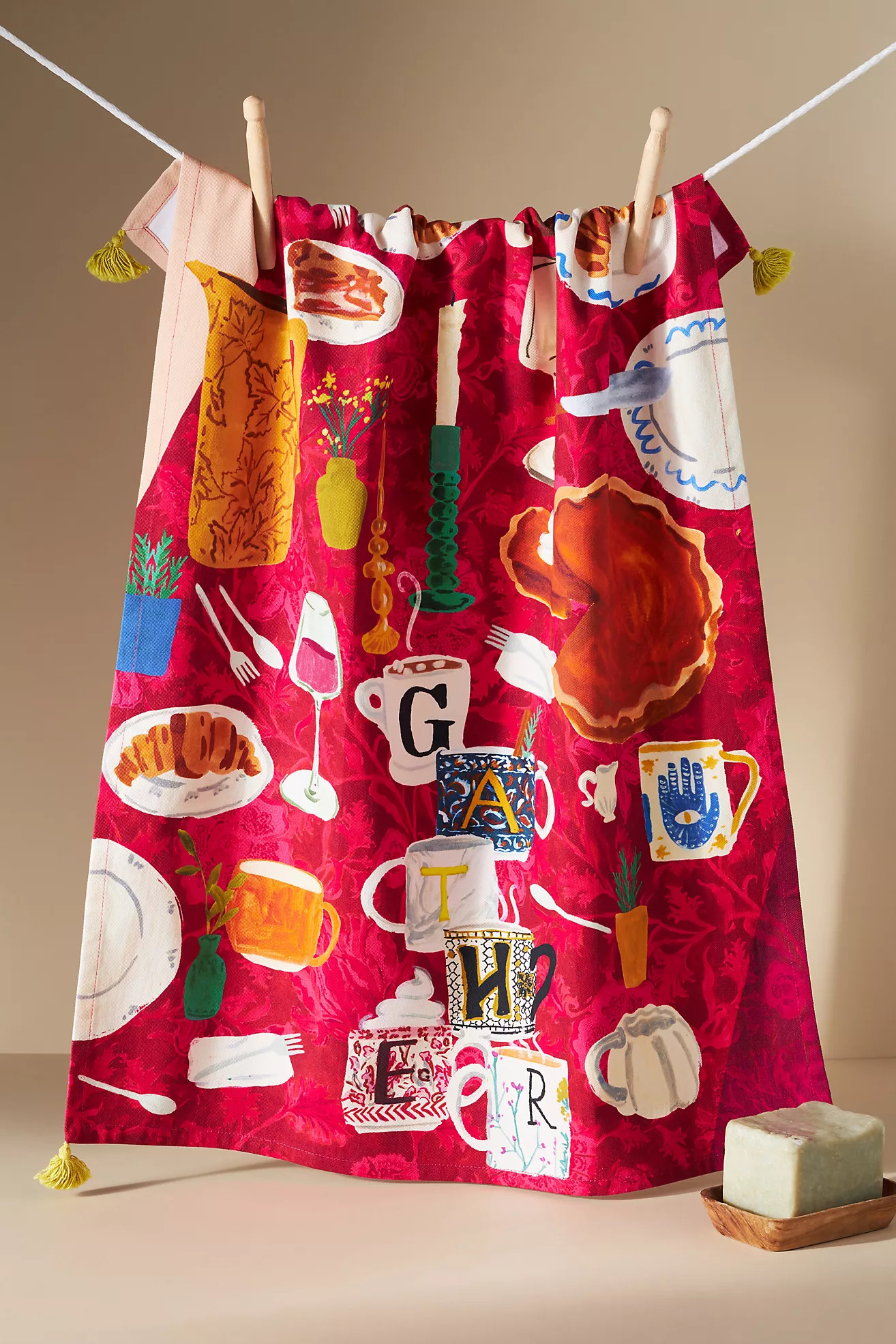 Gather Dish Towel | Anthropologie (US)