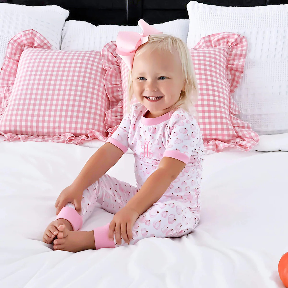 Little Pumpkin Patch Pink Pajamas | Classic Whimsy