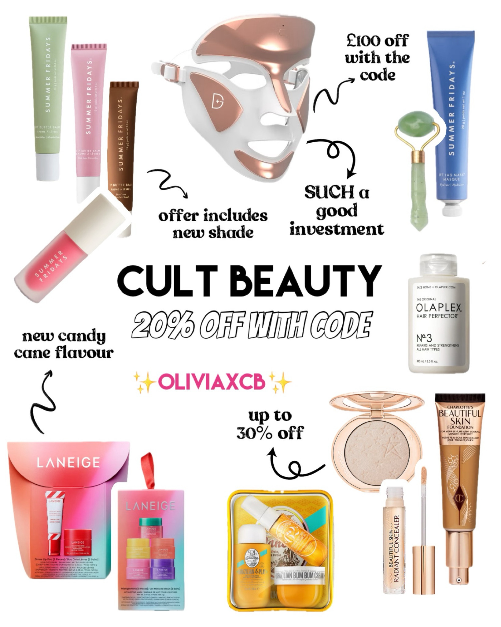 i have a discount code with cult beauty so here are some of my top picks ☺️ 

#LTKbeauty #LTKsale #LTKuk