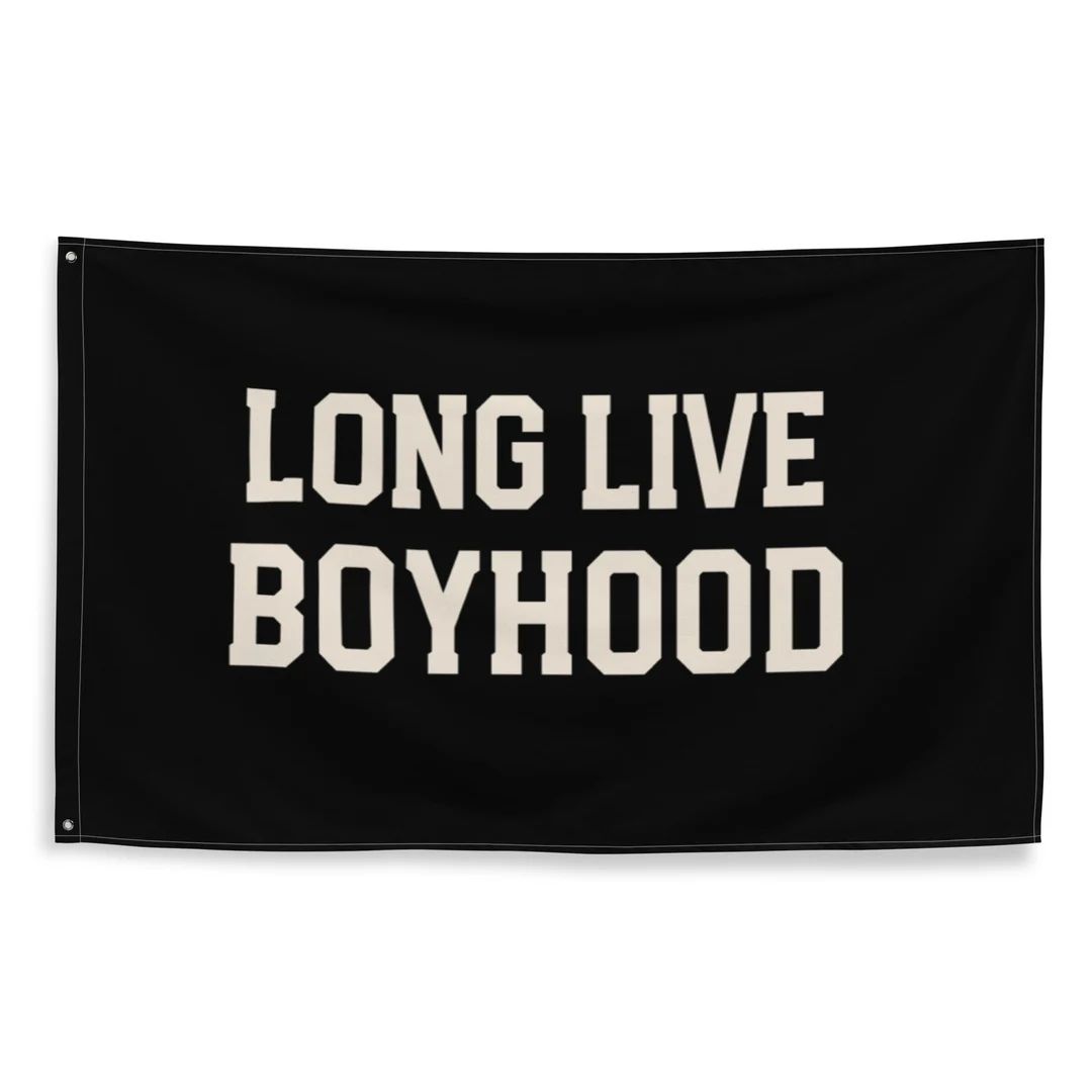 Long Live Boyhood Banner, Long Live Boyhood Flag, Boys Bedroom Decor, Toddler Boy Room Banner, Bo... | Etsy (US)