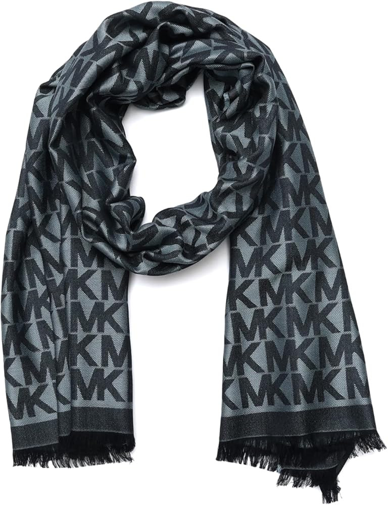 Michael Kors womens Mk Charm Colorblocked Lws Scarf, Stylish Fashion Accessory for Cold Weather | Amazon (US)