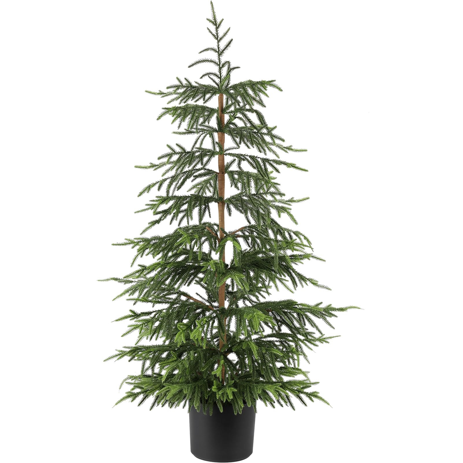 Artificial Norfolk Pine Christmas Tree - 3Ft Realistic Faux Christmas Tree for Home Indoor Outdoo... | Amazon (US)