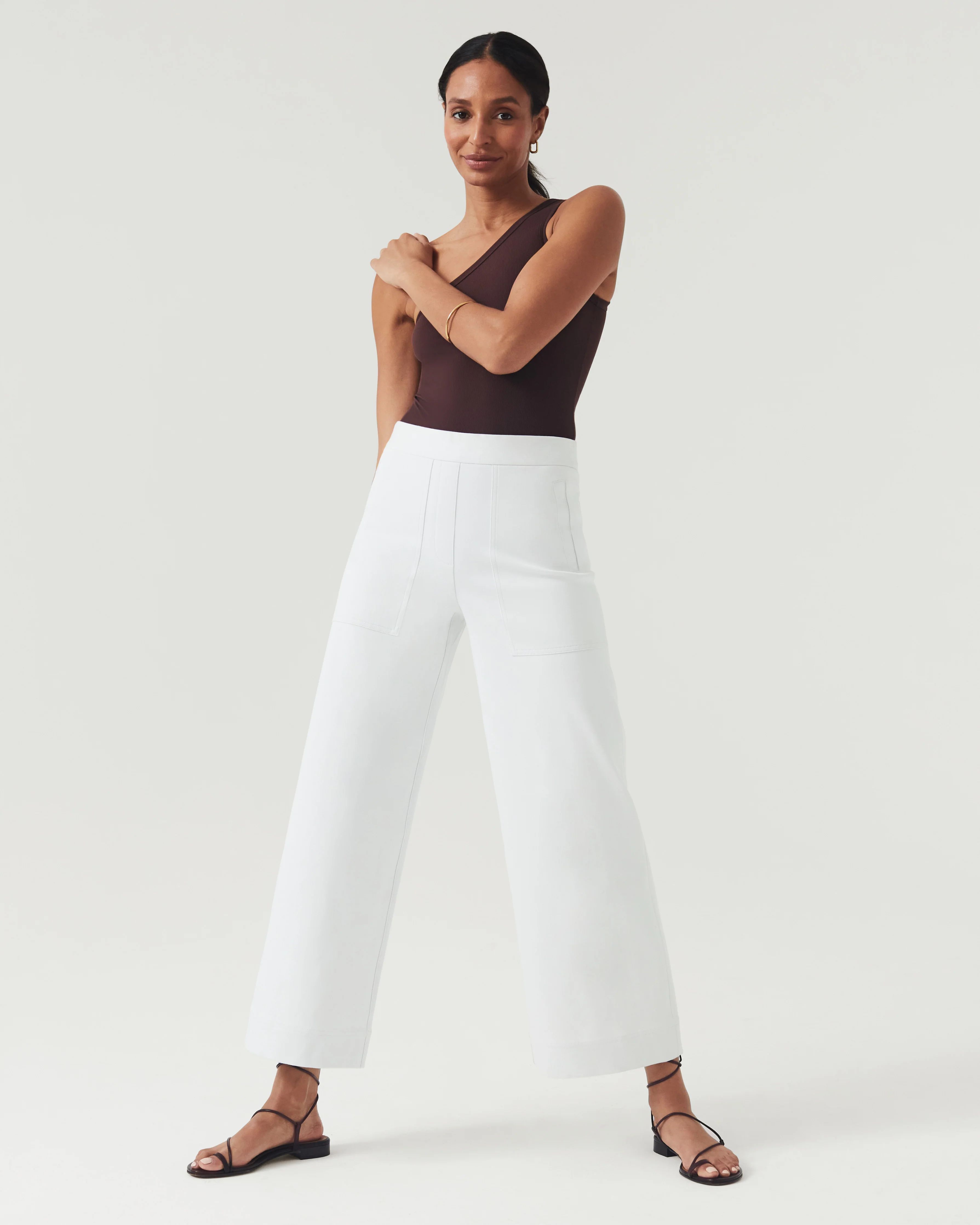 On-the-Go Wide Leg Pant with Ultimate Opacity Technology | Spanx