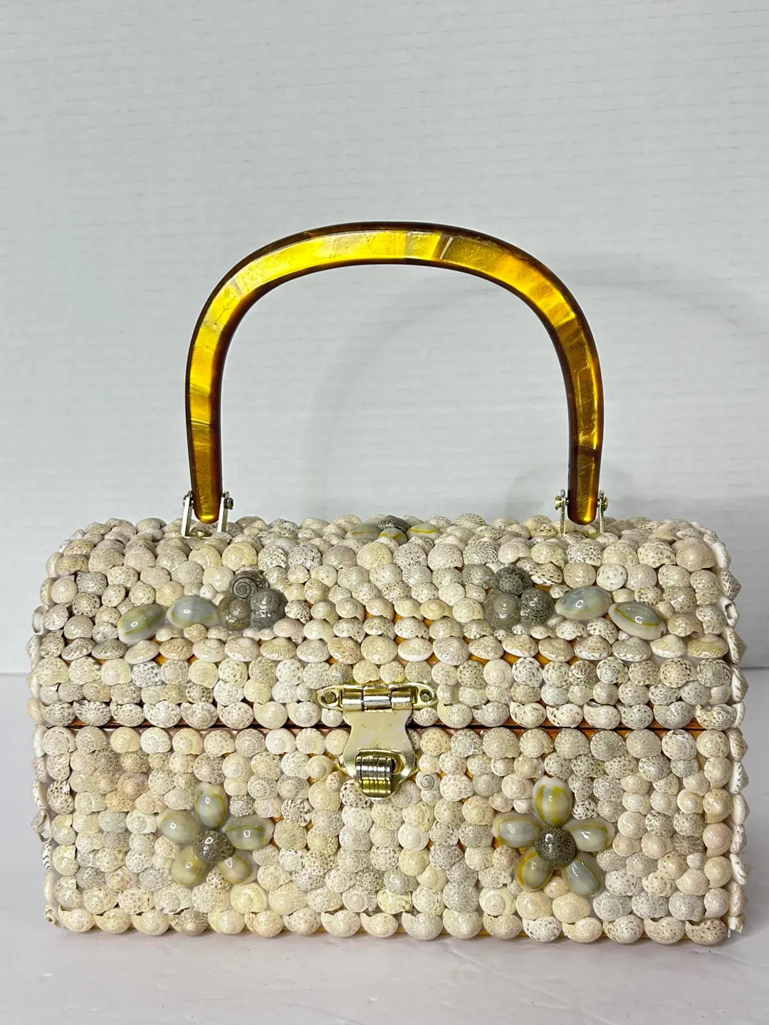 Vintage Handmade Seashell Box Handbag/ Purse | Etsy (US)