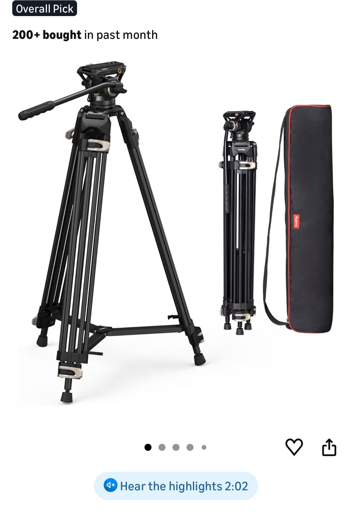 Camera tripod 