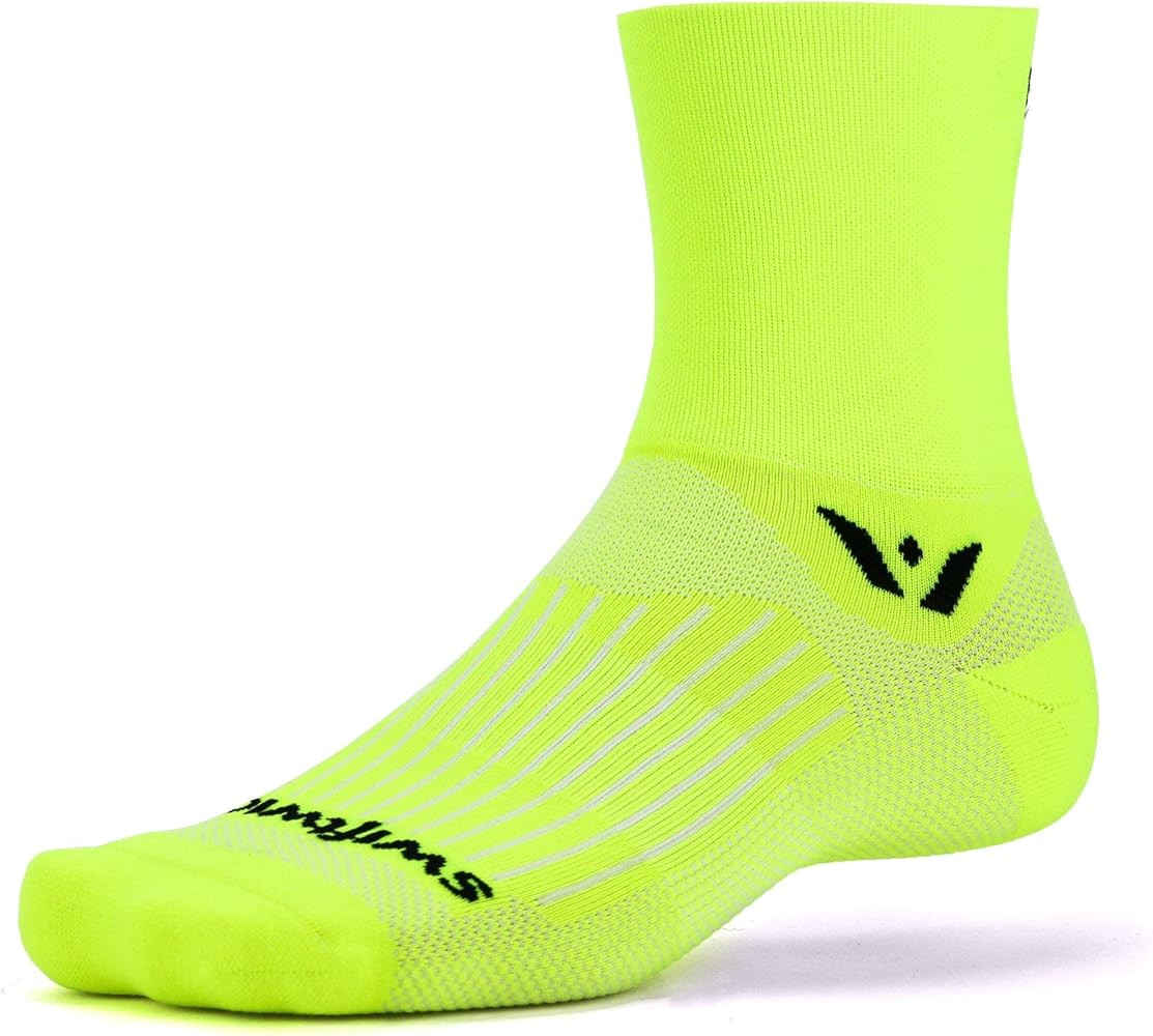 Swiftwick ASPIRE FOUR Trail Running, Cycling Crew Socks, Firm Compression Fit | Amazon (US)
