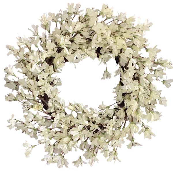 Handcrafted Faux Silk 24'' Wreath | Wayfair North America