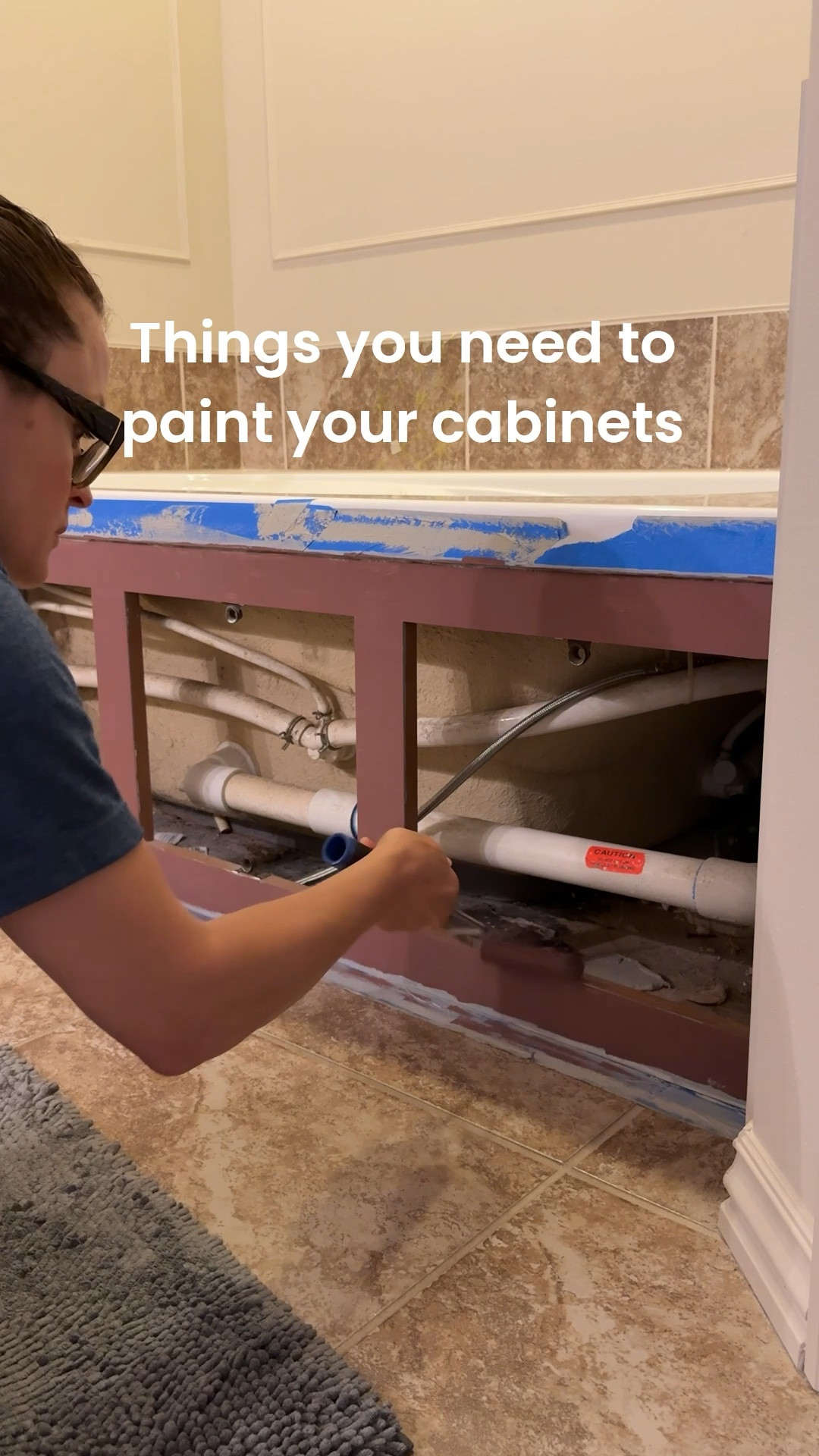 Getting the best lasting results when painting cabinets consists of using the right products, like a furniture paint, velour paint roller, primer and a clear top coat.

#LTKStyleTip #LTKHome