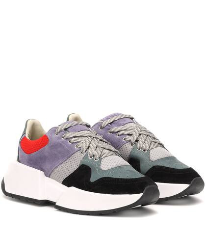 Paneled suede sneakers | Mytheresa (UK)