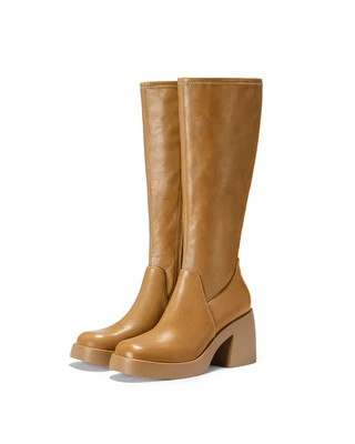 Vesper | Platform Over-the-Knee Boots | Fitory Footwear US