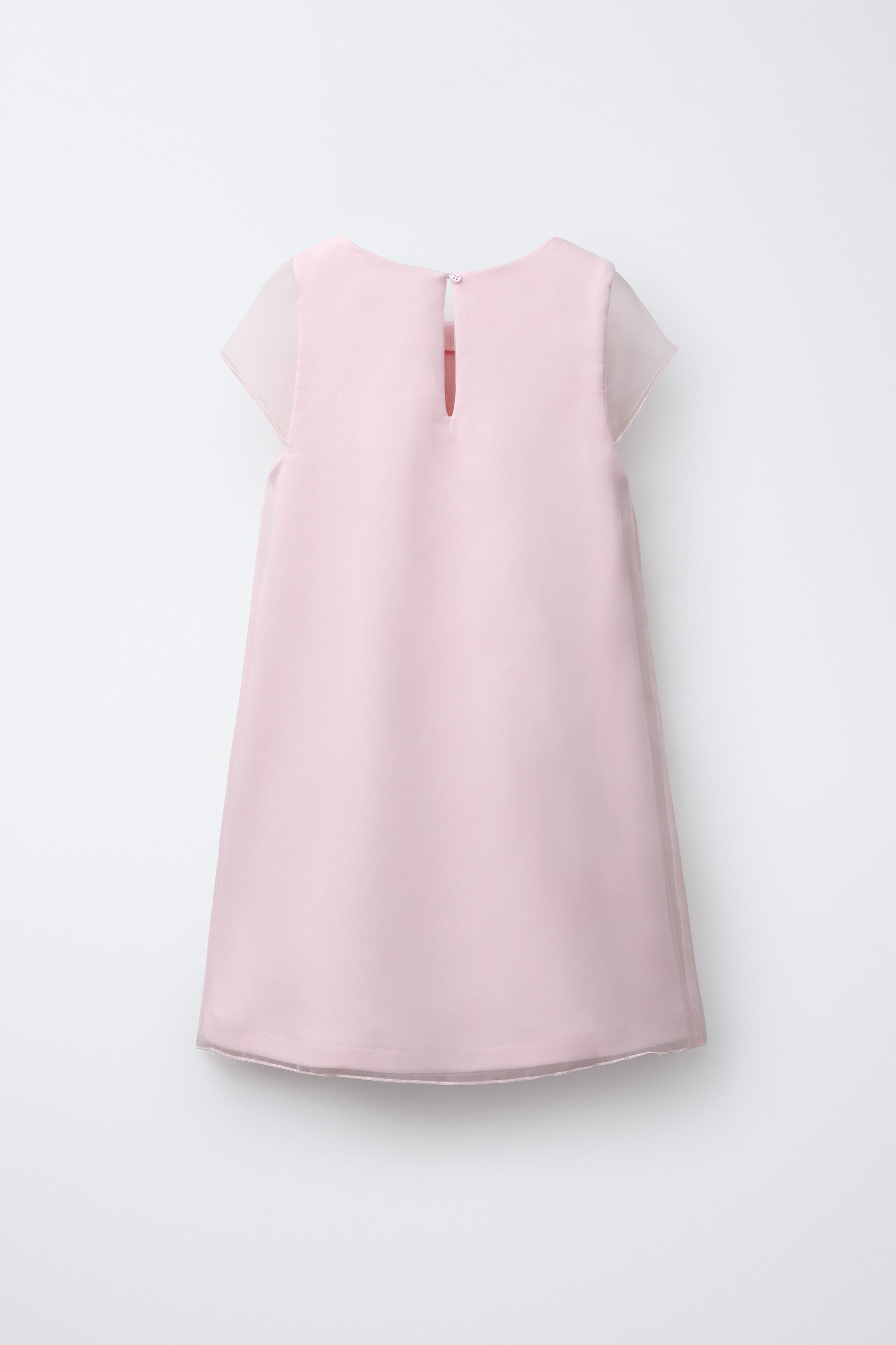 3D FLORAL ORGANZA DRESS | Zara US